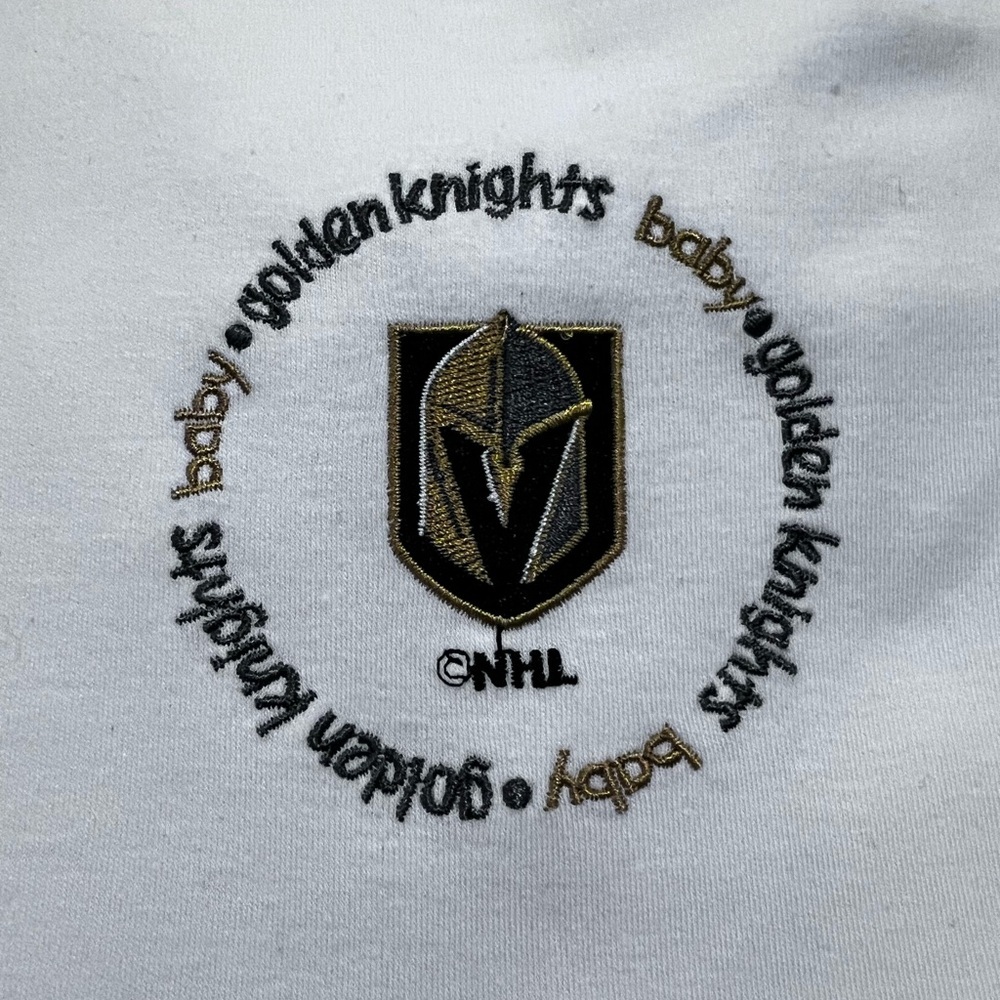 Set of 2 Vegas Golden Knights baby bib set NHL New - Picture 2 of 6